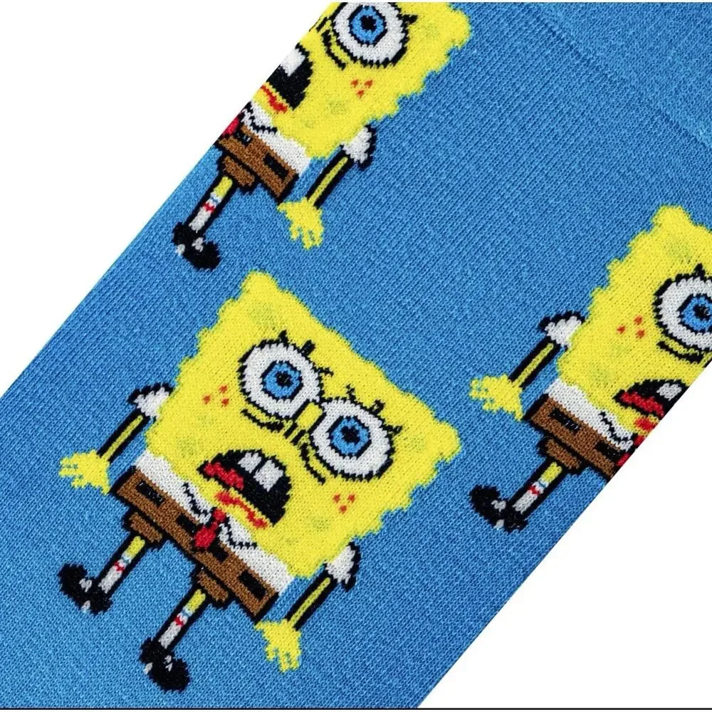 Crazy Socks Spongebob All Over Fun Print Novelty Crew Socks for Men’s fits 6-12‎ - Picture 6 of 7